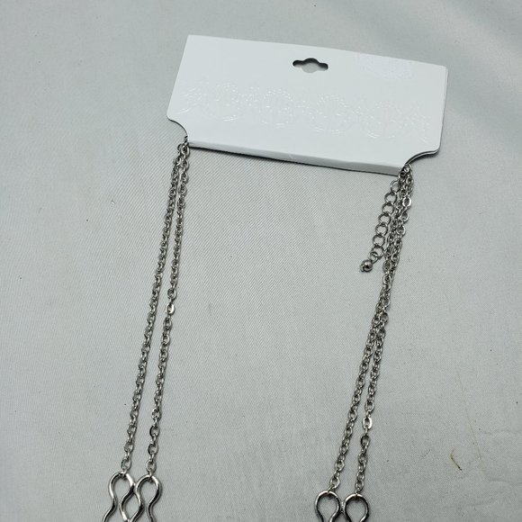 Target silver multi link chain with figure 8 design NWT - Picture 5 of 5